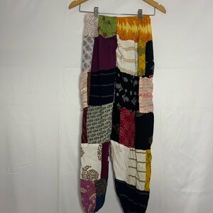 Colorful Patchwork Pants
